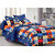 Bedspun 100 Cotton Blue 1 Double Bedsheet With 2 Pillow Cover-Mg1457-Bs