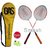 Smash Badminton Set of 2 Racquet + Cover + Shuttlecock
