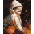 Vitalwalls Portrait Painting Canvas Art Print, Wooden Frame.Western-147-F-30cm