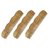 Prakrita Handicraft Beautiful Wide And Fine Tooth Comb By Neem Wood (Pack of 3)
