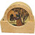 Paramsai Wooden Painting Round Tea Coaster Set