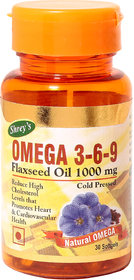 Shreys Omega 3-6-9 Flaxseed Oil for Cholesterol Reduction