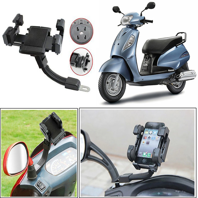mobile stand holder for scooty
