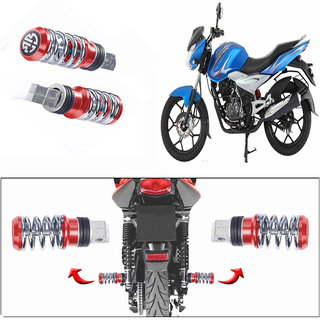 Buy Capeshoppers Spring Coil Style Bike Foot Pegs Set Of 2 For