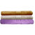 India Furnish 100 Cotton Soft Premium Towel Set  450 GSM,Set of 3 Pcs ,Size 60 cm x 120 cm-Purple,Gold  Biscuit Color