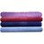 India Furnish 100 Cotton Soft Towel Set 450 GSM,Set of 4 Pcs ,Size 60 cm x 120 cm-Purple,Maroon,Sky Blue  Navy Blue Color