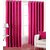 Geo Nature Rani Pink Polyster Door Curtains Set Of 2 (G2CR7F-31)