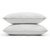 Geo Nature Soft Touch White 2 Pillow  (PIL067)