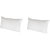 Geo Nature Soft Touch White 2 Pillow  (PIL078)