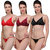 Urbaano Captivating Bikini Set - Ur7096T - Red  Black  Maroon