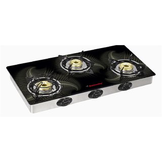 Butterfly reflection top gas stove