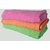 Towelskart Cotton Bath Towels(Pink,Orange,Green)