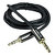 Amkette Car Stereo/Aux Cable For Car and Home stereo 2m(Black)