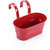Oval Railling Planter Small Red