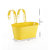 Oval Railling Planter Small Yellow