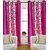 Geonature Pink Kolavery Polyster Door Curtains Set Of 2 (G2CR7F-60)