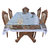 Prime Dining Table Cover Transparent with White Lace 6/8 Seater