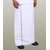 Fashionkiosks Mens Traditional White Colour Half Inch Silver Border Dhoti