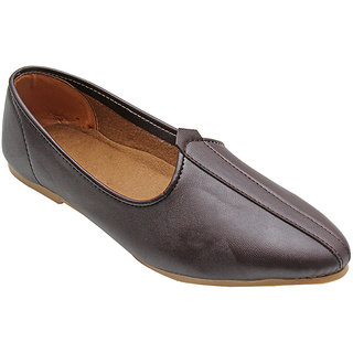 DARK BROWN GENUINE LEATHER JALSA SLIP-ON WITH BROWN SOLE BY PORT
