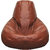 Fat Finger Fabric Xxxl Bean Bag Cover - (Chestnut 1, 28 Inch X 42 Inch)