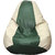 Fat Finger Fabric Xxl Bean Bag Cover - (Bottle Green Offwhite, 26 Inch X 38 Inch)