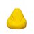 Fat Finger Fabric Xxxl Bean Bag Cover - (Yellow, 28 Inch X 42 Inch)