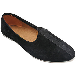 BLACK SUEDE LEATHER JALSA SLIP-ON WITH WHITE SOLE BY PORT - 86814279