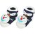 Wonderkids Snowman Baby Socks Booties 0-6 Months