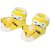 Wonderkids Yellow Car Baby Socks Booties