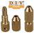 Brass Micro Drill Bit 1x Clamp Chuck DIY Crafts Electric Motor Shaft 1x2mm