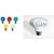 3 pcs LED bulb 9W (2 pcs Night bulb free) crest , no compromise with quality