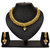 Pourni Antique Mango shaped Design pearl necklace Earring Jewellery Set