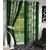 Geonature Green Kolavery Polyster Door Curtains Set Of 4 Size 4x7 (G4CR7F-71)