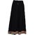 Freedom Daisy Solid Womens  Regular Elistic Cotton Full Length  Skirt