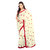 Chetna Fashion Ghost White Pure Chiffon Saree
