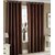 Geonature Brown Polyster Eyelet Window Curtains Set Of 4 Size 4X5 (G4CR5F-19)