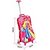 T-Bags 3D Gorgeous Girl Pink Children's Trolley Small Travel Bag  - Small (Pink)