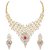 YouBella American Diamond Gold Plated Necklace Set For Women