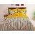 Bedspun 100 Cotton Yellow 1 Double Bedsheet With 2 Pillow Cover-Mg1098-Bs
