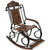 Onlineshoppee Wooden  Iron Rocking Chair