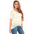 Estance Cotton Knitted Half Sleeves Yellow Sweater