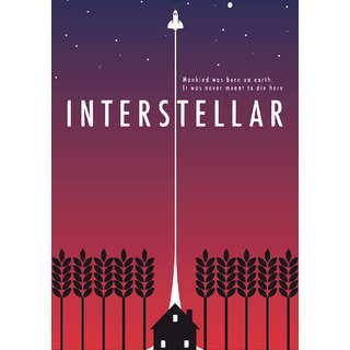 Buy Posterskart Interstellar Movie Minimal Poster (12x18 ...