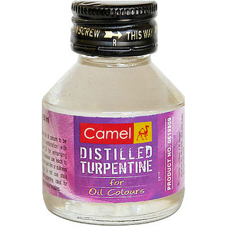 Buy Camlin Distilled Turpentine - 60ml Bottle (pack of 8) Online @ ₹110 ...