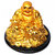 Sitting Feng Shui Laughing Buddha  Happiness and Wealth gold ignot, Gift Item