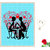 meSleep Blue Valentine Couple Canvas (14x18) With Free Artificial Rose  Pendant Set