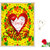 meSleep I Love You Valentine Canvas (14x18) With Free Artificial Rose  Pendant Set