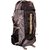Gleam Mountain Rucksack/Hiking/trekking bag/75Ltrs Black  Grey with Rain Cover