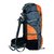 Gleam Mountain Rucksack/Hiking/trekking bag/75Ltrs Orange  Grey with Rain Cover