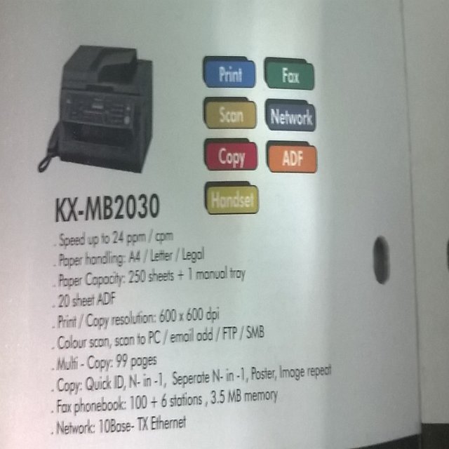 panasonic kx mb2030 manual