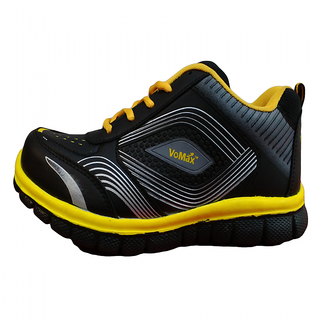 mens yellow and black shoes